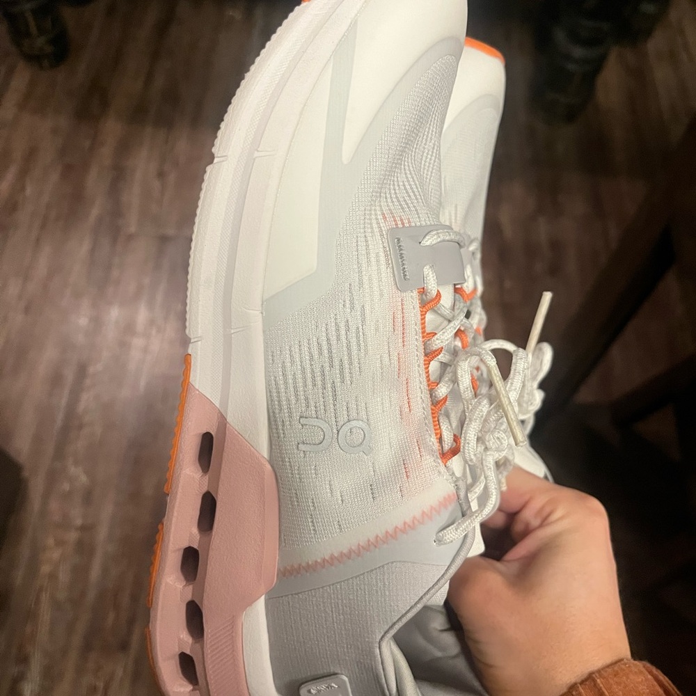 On Running Shoes - White and Pink